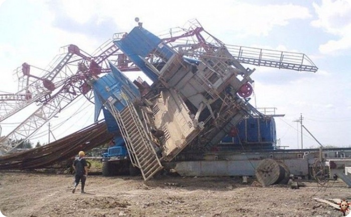 Суровые условия работы нефтянников (42 фото)