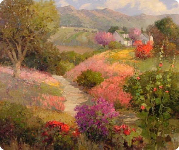 Художник-импрессионист Kent R. Wallis
