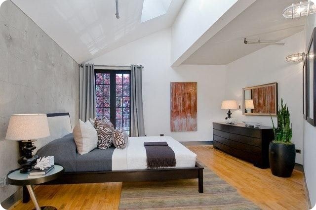 Стиль Лофт, квартира в Сан-Франциско (40 фото)