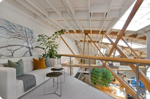 Стиль Лофт, квартира в Сан-Франциско (40 фото)