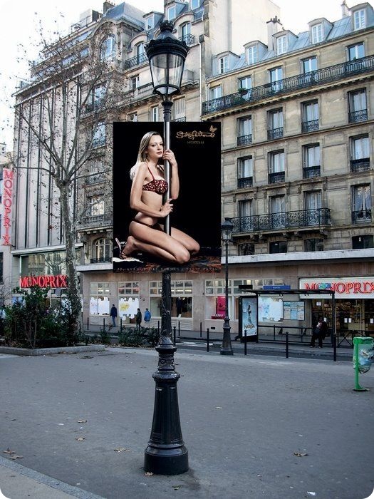 Гениальная реклама на столбах (25 фото)