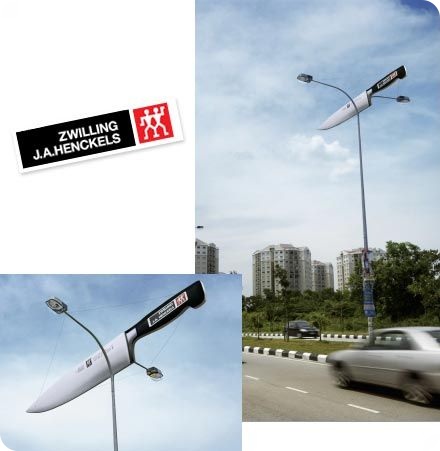 Гениальная реклама на столбах (25 фото)