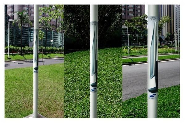 Гениальная реклама на столбах (25 фото)