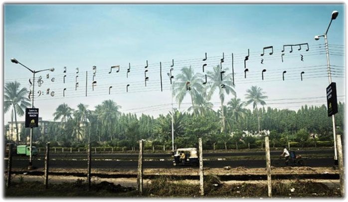 Гениальная реклама на столбах (25 фото)