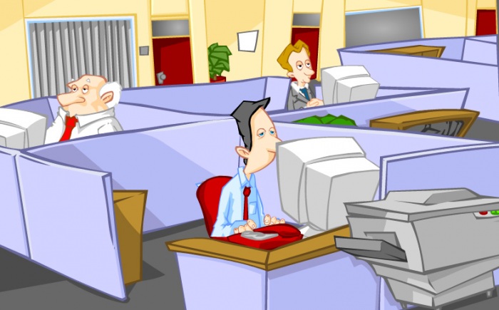 Скука в офисе