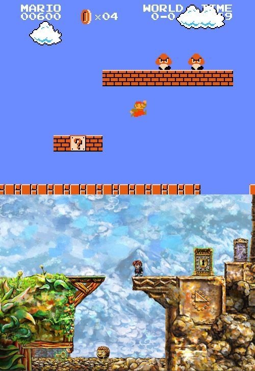 Видеоигры прошлого и настоящего (10 фото)