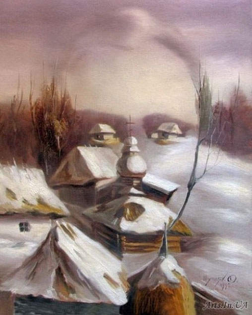 Оптические иллюзии Олега Шуплюка