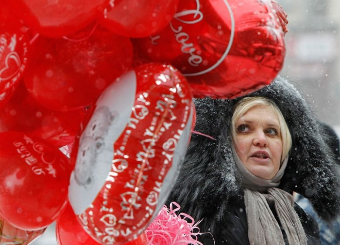 Мир отпраздновал День святого Валентина (22 фото)