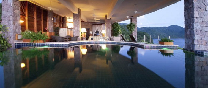 Курорт Джейд Маунтин в Сент-Люсии инфинити-бассейн в каждом номере