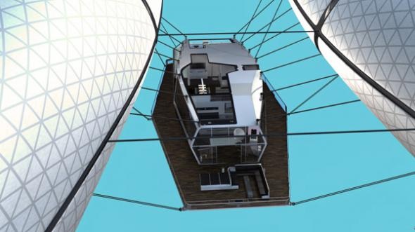 Летающий дом будущего