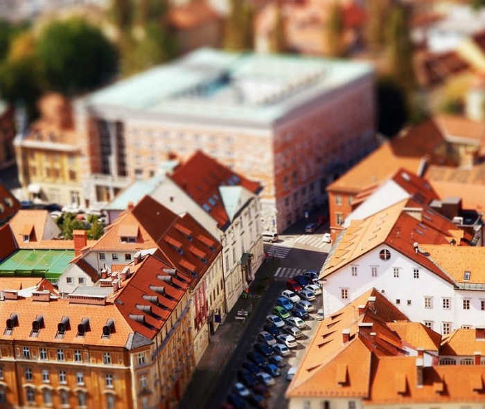 Фотоэффект Tilt-Shift