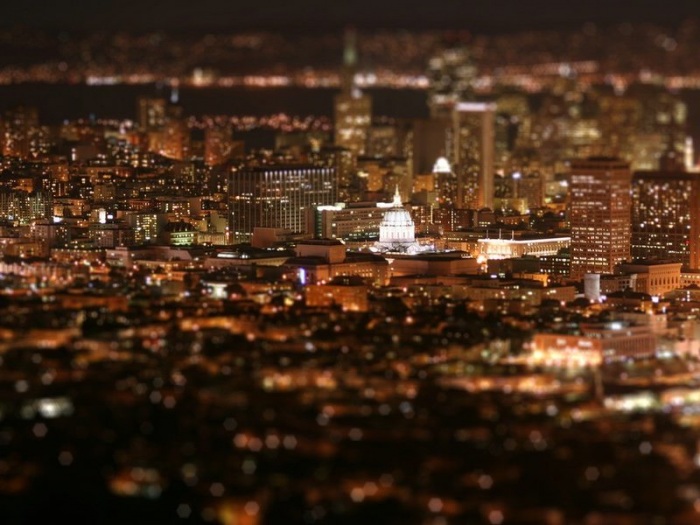 Фотоэффект Tilt-Shift