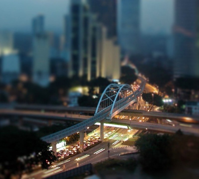 Фотоэффект Tilt-Shift