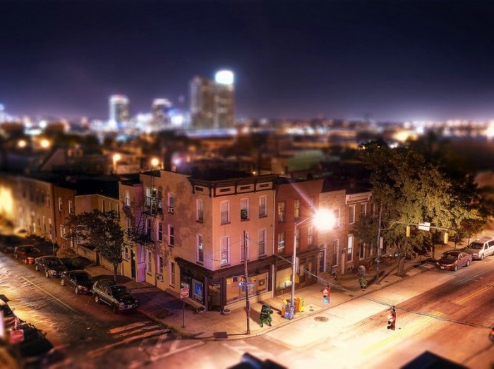 Фотоэффект Tilt-Shift