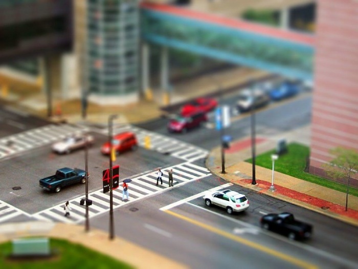 Фотоэффект Tilt-Shift