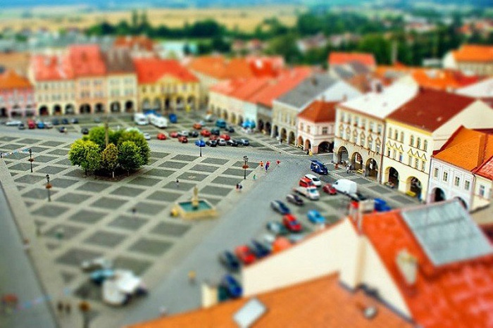 Фотоэффект Tilt-Shift