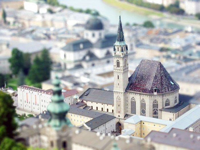 Фотоэффект Tilt-Shift