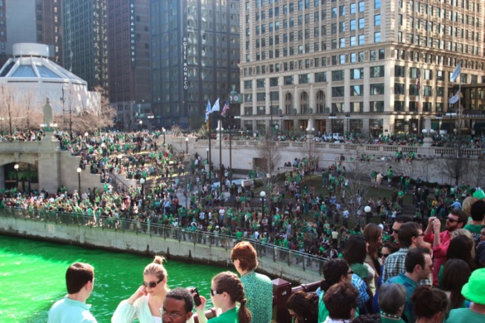 Зеленая река лепреконов (47 фото + 1 видео)