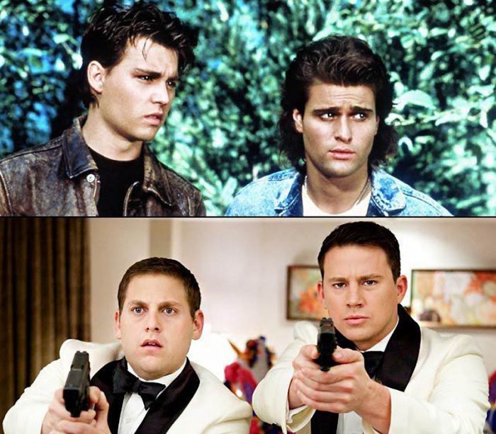 Актеры известных фильмов и их римейков (24 фото)