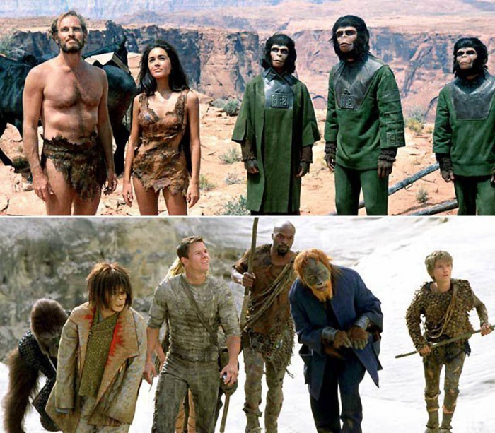 Актеры известных фильмов и их римейков (24 фото)