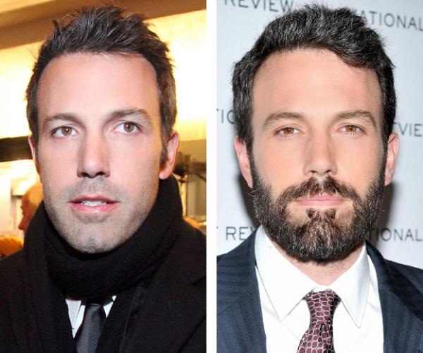 Знаменитые мужчины до и после бритья (23 фото)