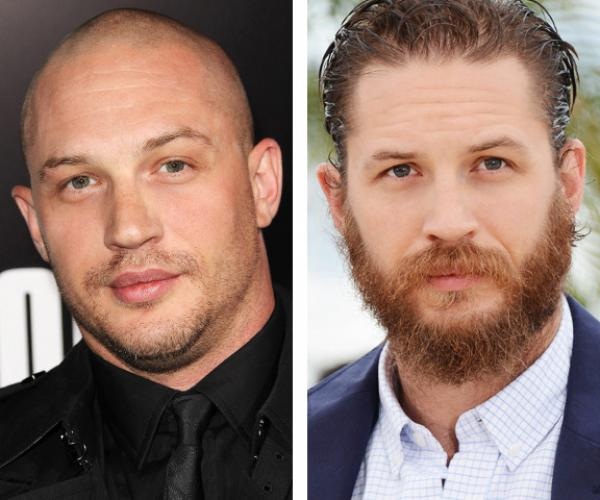 Знаменитые мужчины до и после бритья (23 фото)