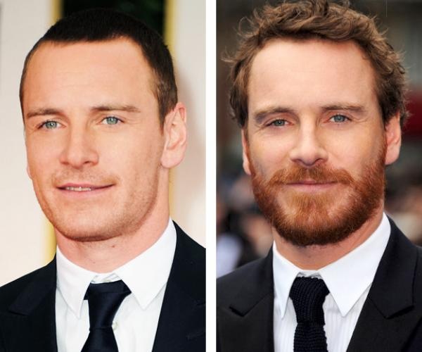 Знаменитые мужчины до и после бритья (23 фото)