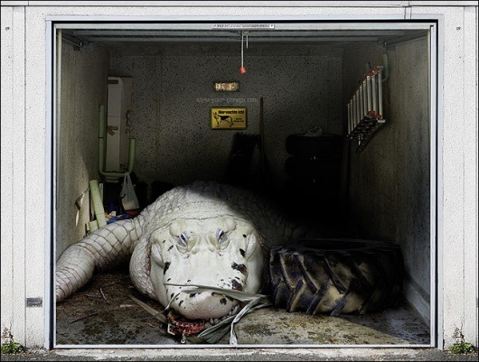 3D-наклейки на гараж