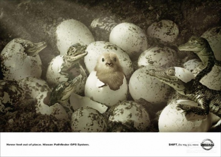 Креативная реклама автомобилей (28 фото)