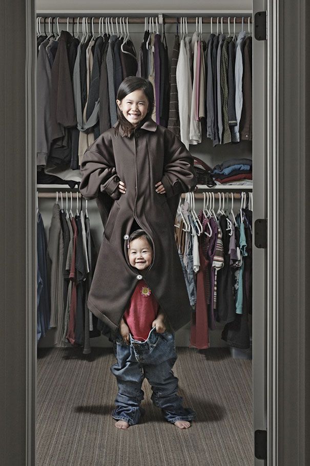 Творческий папа делает очень крутые снимки своих дочек!