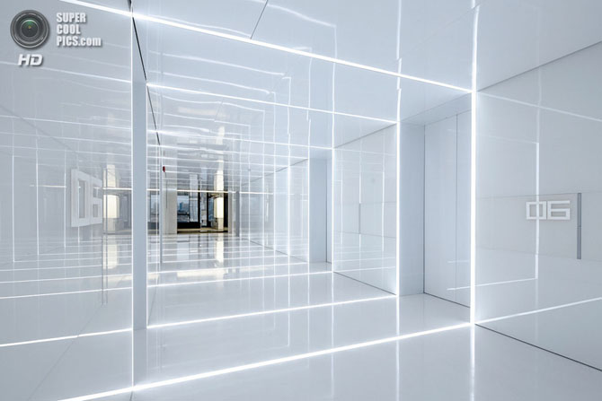 Прозрачный офис шанхайской компании