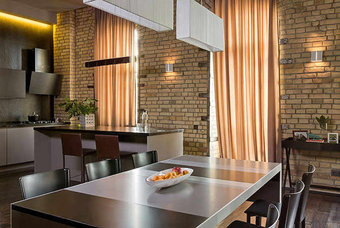 Интерьер лофта в Киеве