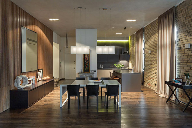 Интерьер лофта в Киеве