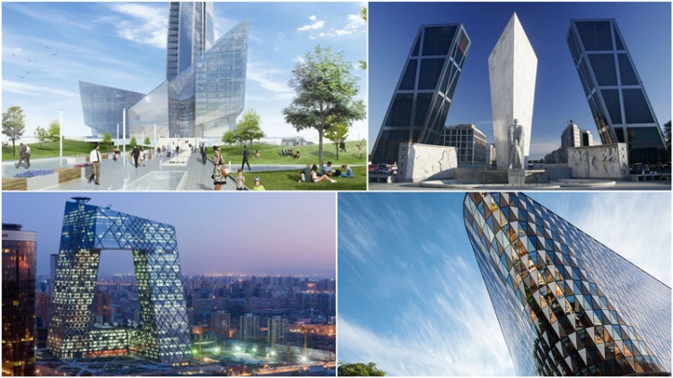 Здания с наклоном