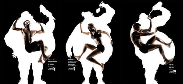 20 примеров креативной рекламы, мотивирующей сбросить лишний вес