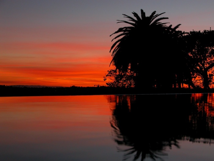 Закаты Пожар в небе