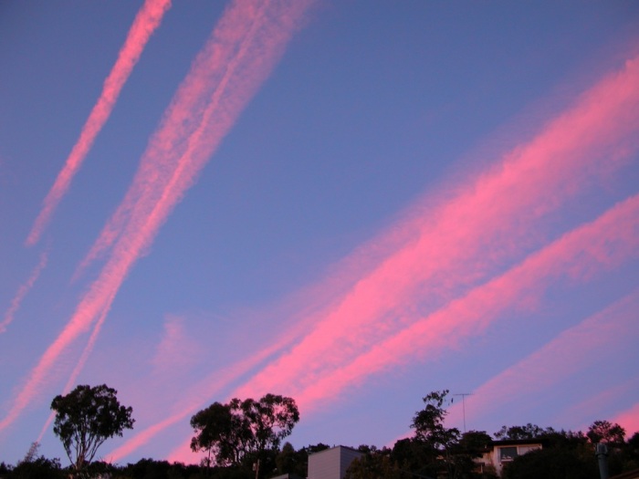 Закаты Пожар в небе