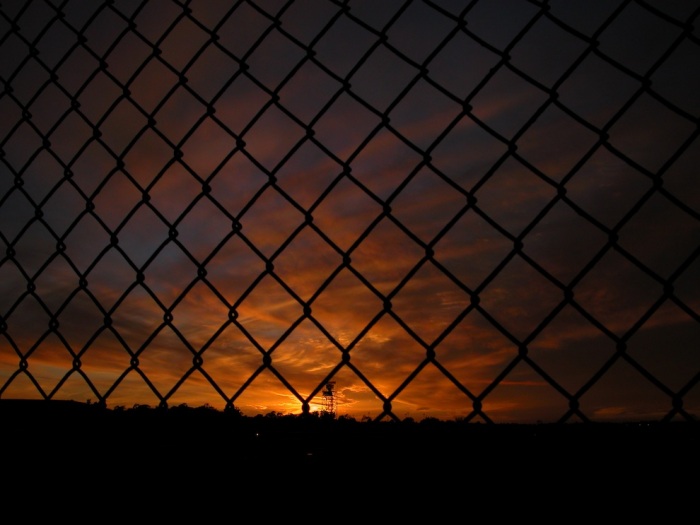 Закаты Пожар в небе