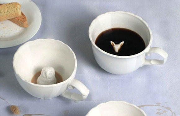 Чашки «Спрятанные животные»