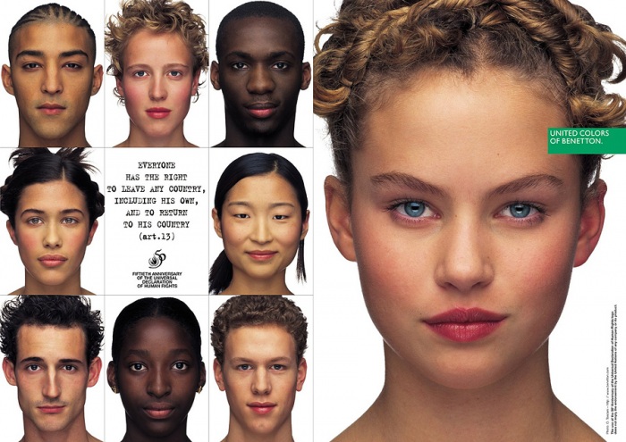 Социальная реклама United Colors of Benetton, шокирующая мир