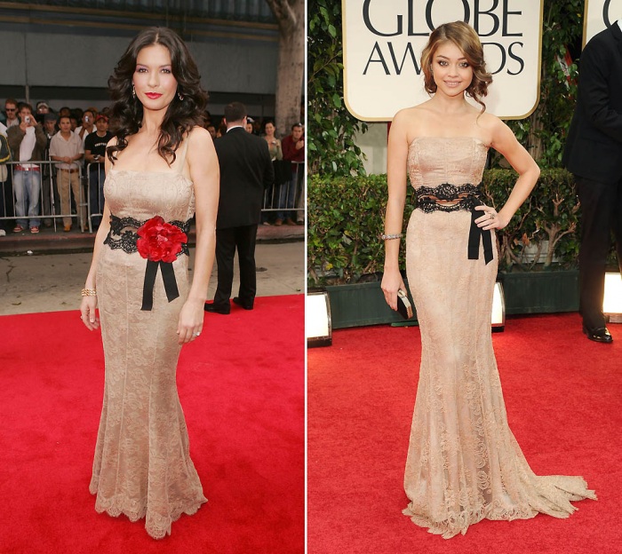 Звезды в одинаковых платьях