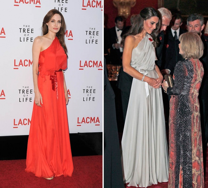 Звезды в одинаковых платьях