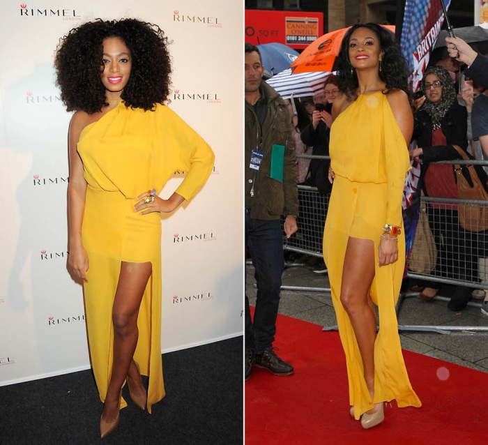 Звезды в одинаковых платьях