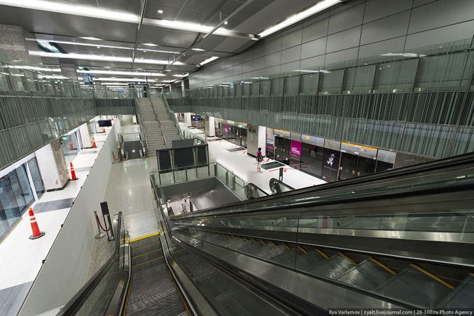 Экскурсия по метро в Сингапуре