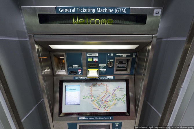 Экскурсия по метро в Сингапуре