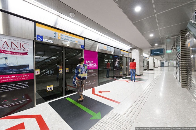 Экскурсия по метро в Сингапуре