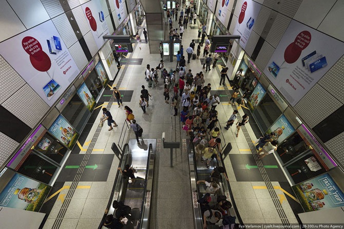 Экскурсия по метро в Сингапуре