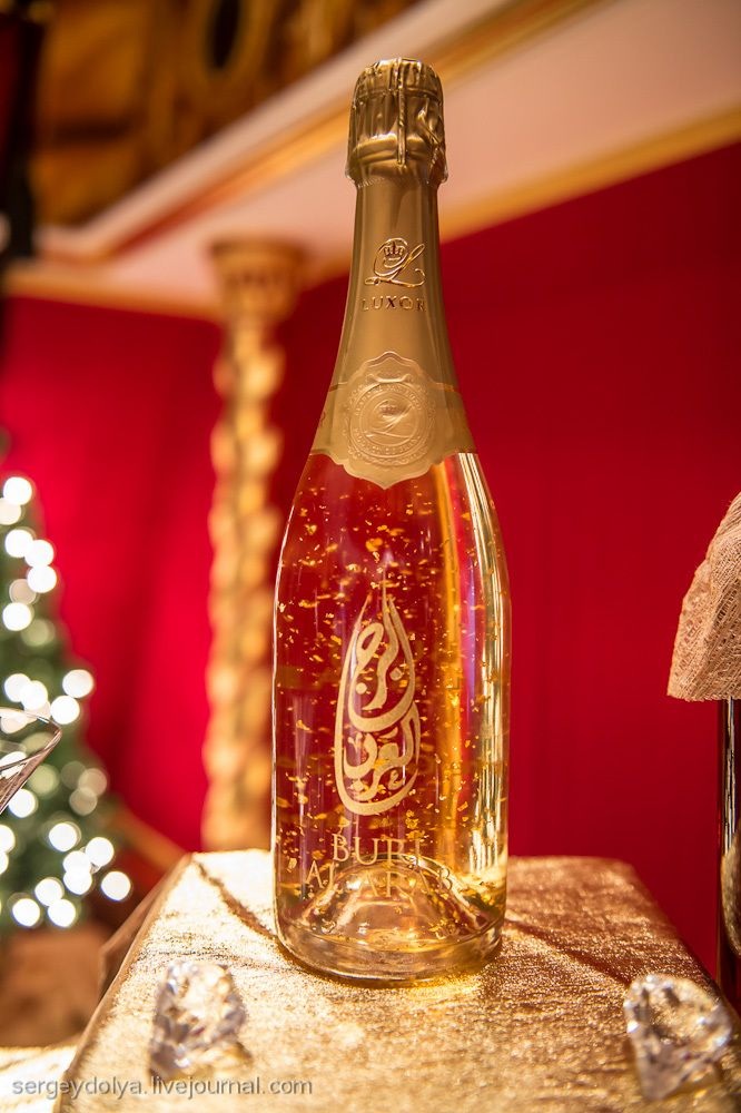 Новогоднее меню в Бурдж Аль Араб (31 фото)