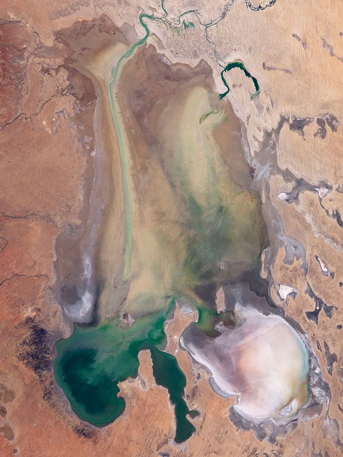 Волшебство спутниковых снимков Земли