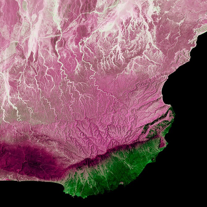 Волшебство спутниковых снимков Земли